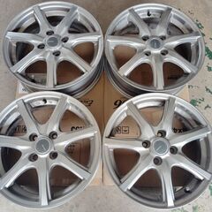１５インチ　【中古】アルミホイール　４本