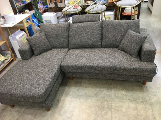 カウチソファ　ミニクッション　ヘッドレスト付き