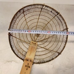 直接引き取り5%OFF　インボイス登録店 湯切りザル すくい網 すくいザル 厨房用品 中古 704034の画像