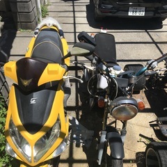 中古スクーター黄色い方になりますの画像