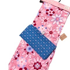 【新品未使用】　浴衣と帯セット　レディース　ピンク　花柄　お祭り...