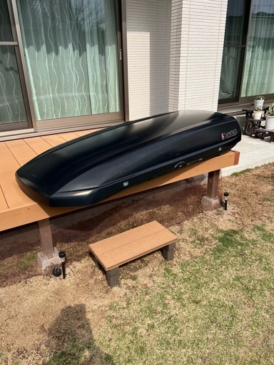 商談中、ルーフボックス