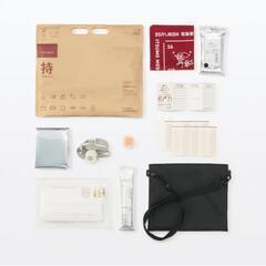 無印　持ち出しセット＋FMラジオ　新品の画像