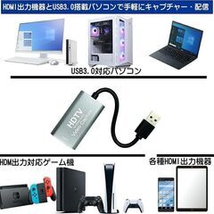 USB3.0対応 HDMIキャプチャーボード 1080P 60Hz 高画質録画・配信・ゲーム実況・ライブ配信・ビデオ会議対応　まとめ買い歓迎　卸ます　アマゾン引き上げ商品　倒産品　ネット商材　卸ます　転売　アマゾン引き上げ商品　卸し　問屋　倒産品　転売OK　ネット商材　アマゾン　商品　景品　コンペの画像