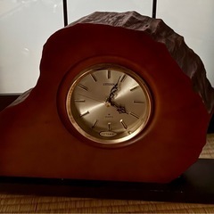 ✨商談中。昭和レトロ♡シチズン　カエデ材質　切り株 置き時計　