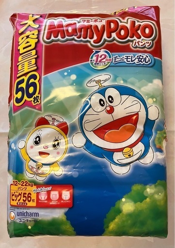 マミーポコパンツ ドラえもん 12〜22kg 紙おむつ ビッグサイズ