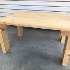 木製ローテーブル