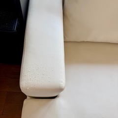 【幅260】ソファ 広々使える4人掛けカウチソファ スチール脚 ポケットコイル　※左半分のみの出品の画像