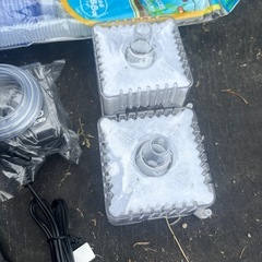 魚とかのブクブク2個セット　新品の画像