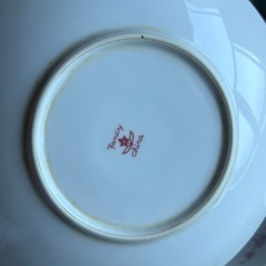 お皿花柄7皿セットの画像
