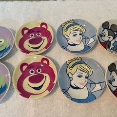 ディズニー　醤油皿小皿8枚