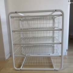 美品　IKEA　ALGOTアルゴート4段　引き出し
　　の画像