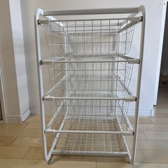 美品　IKEA　ALGOTアルゴート4段　引き出し
　　の画像