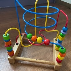 木製ビーズ迷路型知育玩具