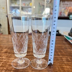 ペアグラス 中古 食器 ガラス グラス ワイン シャンパン