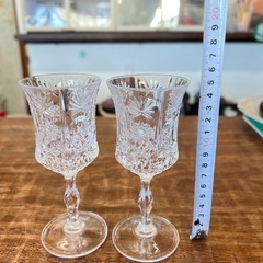 ペアグラス 中古 食器 ガラス グラス ワイン シャンパン