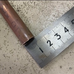 給水給湯用銅管、銅パイプ　外径約1.2cm 長さ196cmの画像