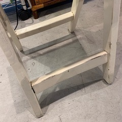 ★出張買取、店舗買取実施中★踏み台　飾り台　白　木製の画像