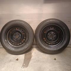 175/65R14　スチール　タイヤ2本セット　No.233　ホ...
