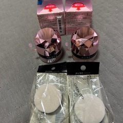 オーブ　クチュール　ぽんぽんチーク　2種　432ピーチ　435レッド　セット　花王　AUBE ソフィーナの画像