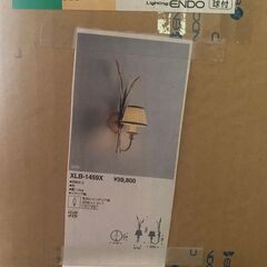 壁掛けブラケット照明（球付）　ENDO　ABiTA　イタリア製　ハンドメイド　再値下げしましたの画像