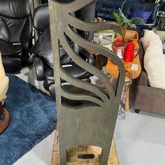 C17★オブジェ★1人掛けチェア 民芸家具 椅子 アンティーク風 W38cm H134cm モダン 小物置き アート インテリア の画像