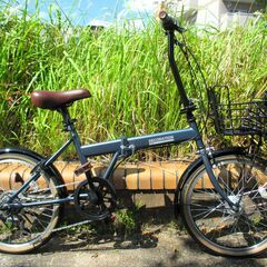 名古屋愛知県引き渡し限定発送不可折りたたみ自転車サイクル美品