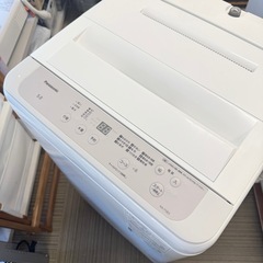 【新品同様‼️】パナソニック 2025年製 5.0kg全自動洗濯機 楽ポイフィルター 槽洗浄コース ホワイト♪の画像