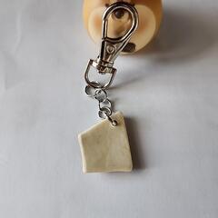 鹿の角キーホルダー⑥　ハンドメイドの画像