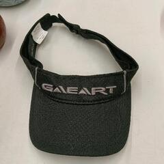 0617-180 GOLF GAEART 黒 バイザー KASC...
