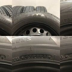 【BS BLIZZAK VRX2 175/65R15】スタッドレス【スチールホイール 15インチ 5J4HPCD100】ハブ径54mm アクア カローラアクシオ等　(KTI363)クレジットカード QRコード決済可能の画像