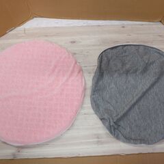 EMOOR　座椅子シートクッション　直径39㎝×高さ3㎝　3D ジェルクッション カバー付き 体圧分散 直径39 3cm厚 椅子 フロアクッション オフィス 円形 ラウンド 丸 コンパクト 省スペース 北欧の画像
