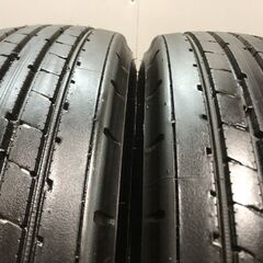札幌発引取可能【新車外し】BS BRIDGESTONE R173 245/80R17.5 133/131J 17.5インチ トラックタイヤ 夏タイヤ 2本 24年製 増トン　(KTT560)クレジットカード QRコード決済可能の画像
