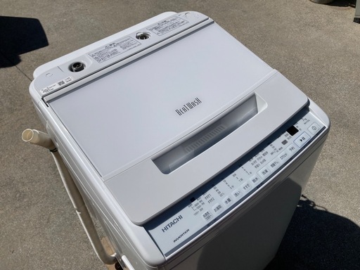 M1J◇日立 洗濯機◇7.0kg◇2021年製◇ビートウォッシュ◇風呂水ポンプ付◇BW-V70G