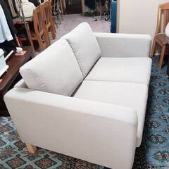 IKEA ソファ　２人掛け　グレーの画像