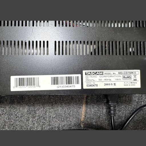 TASCAM MD-CD1MKⅡ LOG AUDIO LD2000