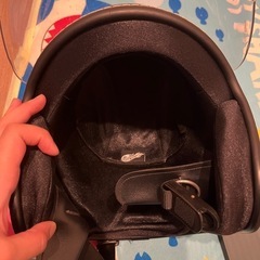 バイク ヘルメット ジェットヘルメットLサイズ マットブラックの画像