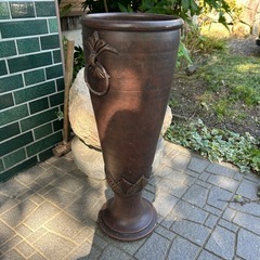 傘立て　陶器　