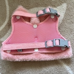 犬用ハーネス ピンク XSサイズ リボン付きの画像