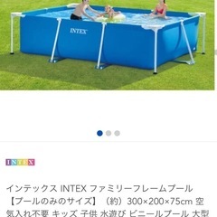 コストコ インテックス　フレームプール　3m INTEX