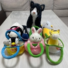 動物のぬいぐるみ7点