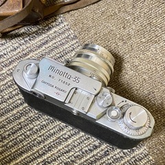 Minolta ミノルタ カメラ Minolta-35 model Ⅱ 昭和 レトロ アンティークの画像