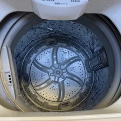 I2506-439 ニトリ全自動洗濯機 NTR60 2022年製 6kg 動作確認済み キズ汚れ有り　の画像