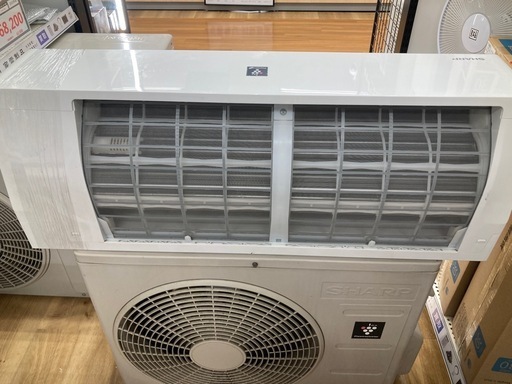 SHARP 壁掛けエアコン 本体 MSZ-ZXV8025S 三菱電機 家庭用エアコン 霧ヶ峰 壁掛形 26畳用 単相200V