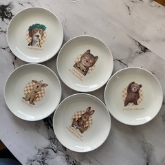 クニオコレクション お皿 動物 6点の画像