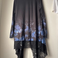 ⭐️値引きあり⭐️『CIVARIZE/シヴァーライズ』レースレイヤード総柄トッパーカーディガンの画像