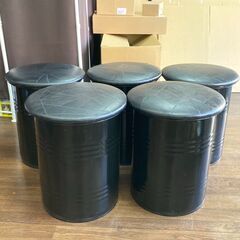まとめ　5点セット　一斗缶椅子　収納椅子　椅子　イス　単品販売可...