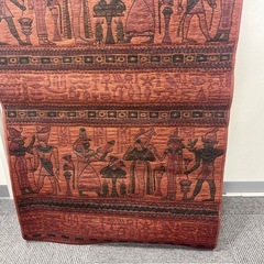 エジプト柄　玄関マット　ベルギー製の画像