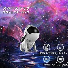 宇宙飛行士 宇宙犬 プロジェクター ランプ デスクトップ プロジェクター ランプ星雲 プロジェクターランプ プロジェクションナイトランプ ベッドサイドランプ プロジェクターランプ ホワイトノイズ プラネタリウム 15照明モード タイマーオフ パーティー デコレーション 車のデコレーション 誕生日 日本語説明書　まとめ買い歓迎　卸ます　アマゾン引き上げ商品　倒産品　ネット商材　卸ます　転売　アマゾン引き上げ商品　卸し　問屋　倒産品　転売OK　ネット商材　アマゾン　商品　景品　コンペの画像
