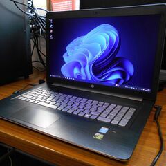 17インチ ゲーミングノートパソコン HP Windows11 ...